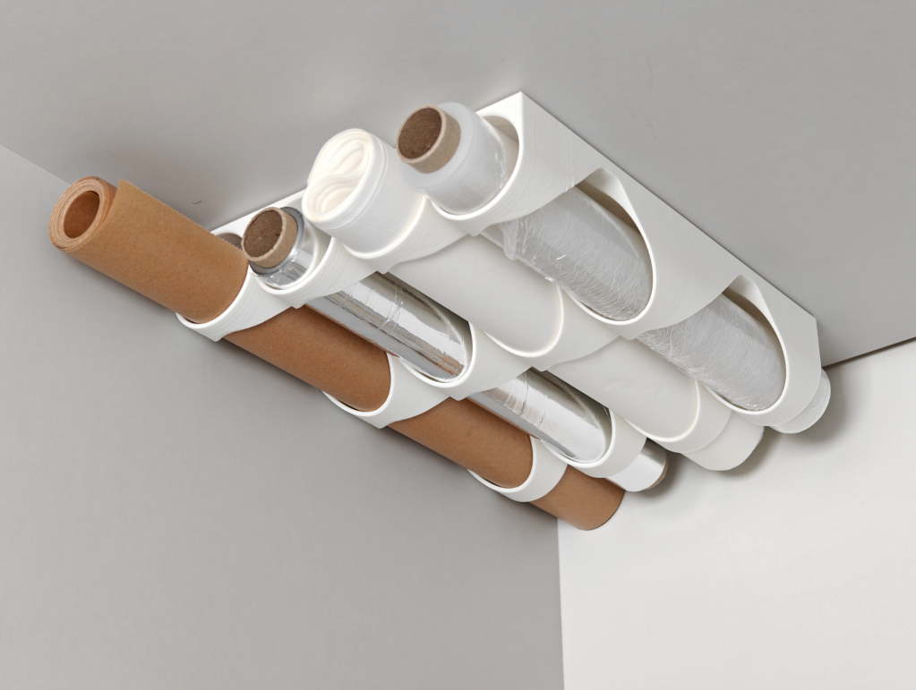 Uchwyt na rolki z papierem do pieczenia i folie aluminiową – Model B