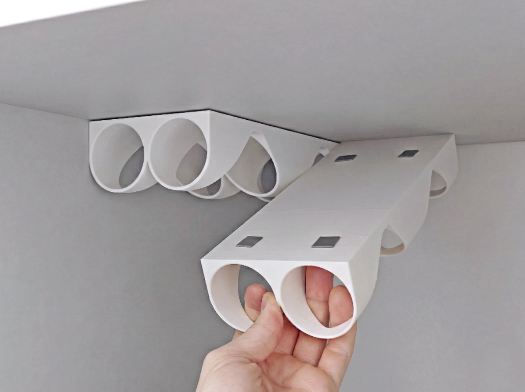 Uchwyt na rolki z papierem do pieczenia i folie aluminiową – Model B