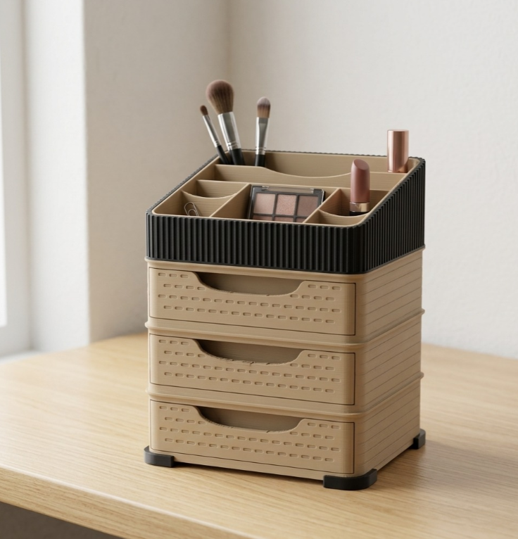 Modularny Makeup Organizer